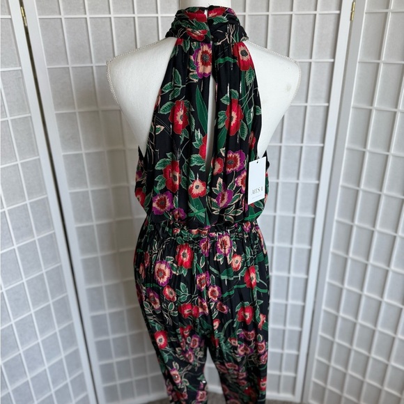 NWT Misa Los Angeles Floral Halter Jumpsuit | Large - Picture 3 of 8